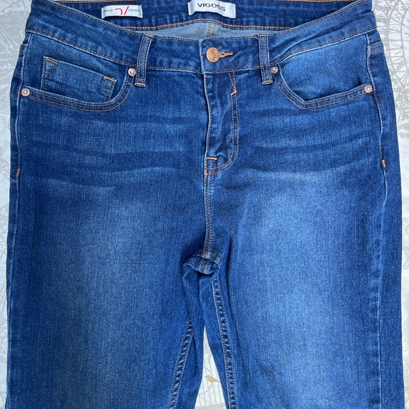 Vigoss Blue Skinny Jeans Classic Style size 29 - Picture 1 of 6